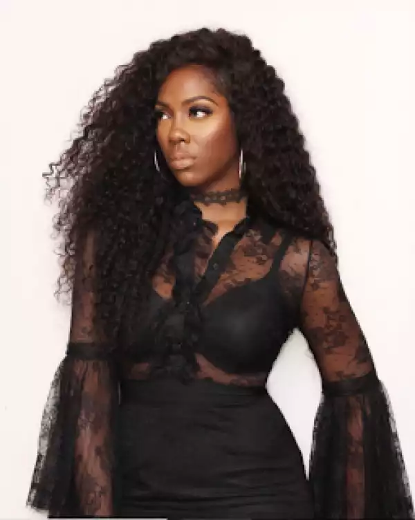 Tiwa Savage flaunts curves in sexy sheer outfit